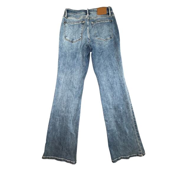 Judy Blue Mid Rise Vintage Wash Button Fly Bootcut Denim Jean Womens 3/26 NWOT - Picture 2 of 5